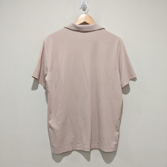 Theory Willem Petal Pink Polo Short Sleeve Shirt - Picture 10 of 14